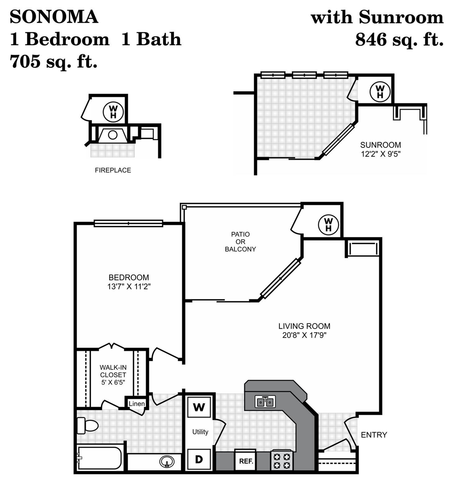 a2 sonoma 1 bed apartment vineyard hills apartments