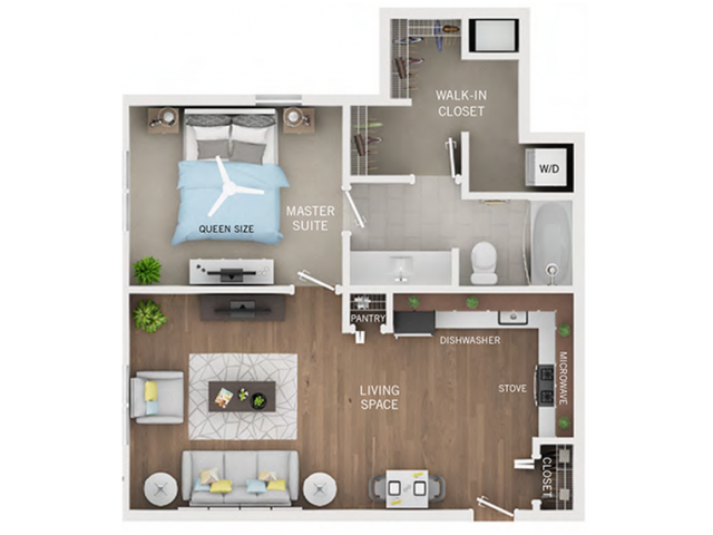 One Bedroom One Bath A 1 Bed Apartment Oakcliff