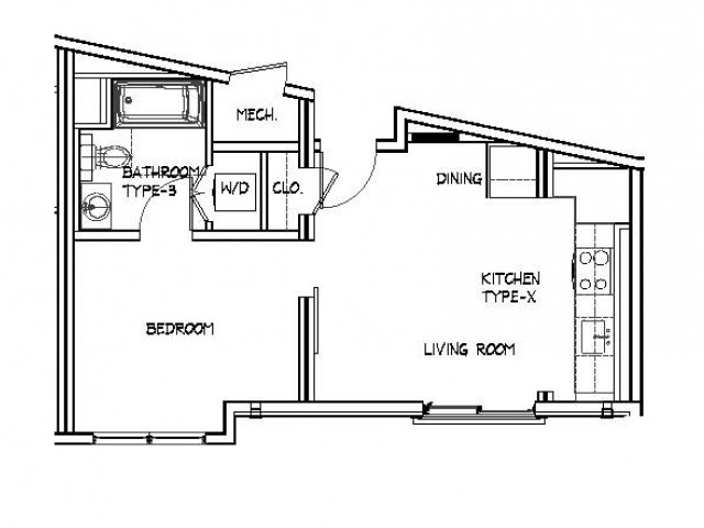 Floor Plan 10 | Brighton Allston Apartments | Trac 75