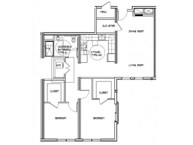 Floor Plan 20 | Brighton Allston Apartments | Trac 75