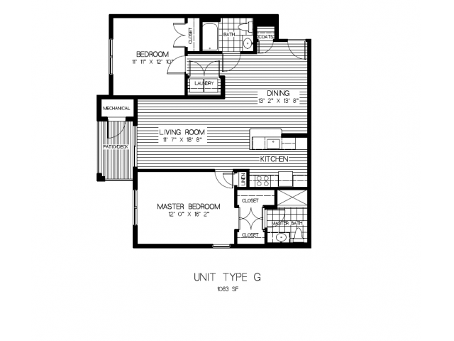 Floor Plan 6 | Apartments For Rent In Stoughton MA | Residences at Great Pond