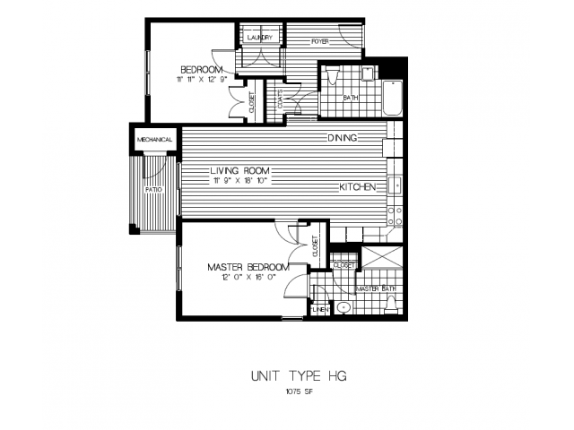 Floor Plan 7 | Apartments In Sharon MA | Residences at Great Pond