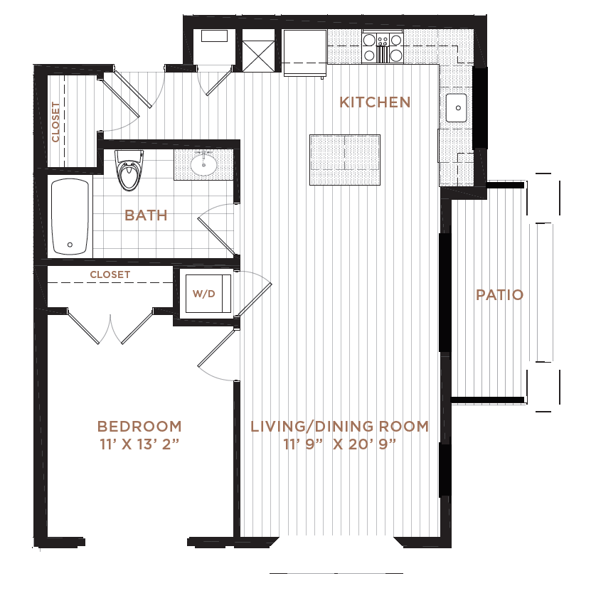 Floor Plan 4 | Apartment In Derry NH | Corsa