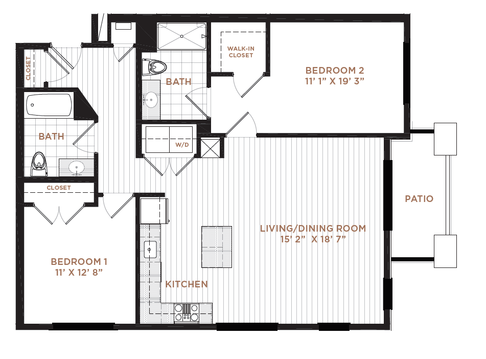 Floor Plan 10 | Manchester Apartments NH | Corsa