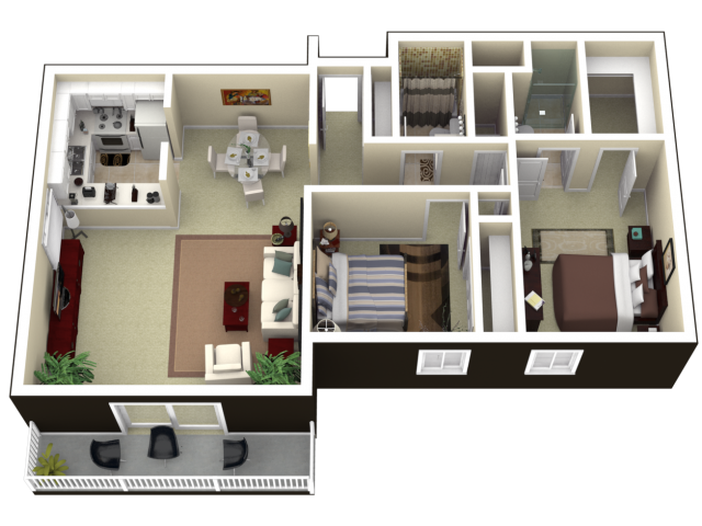 2 Bedroom