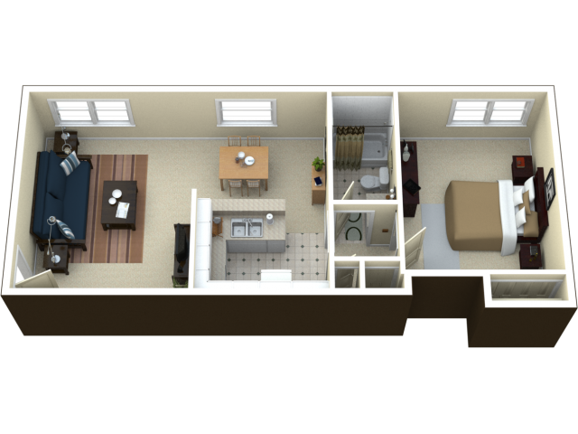 1 Bedroom Apartment