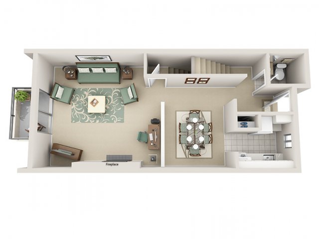 2 bed / 1.5 bath apartment in grand rapids mi | regency park
