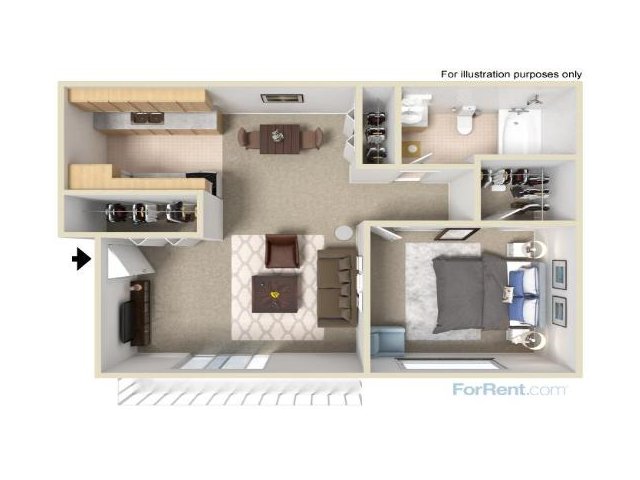 1 Bedroom Apartment