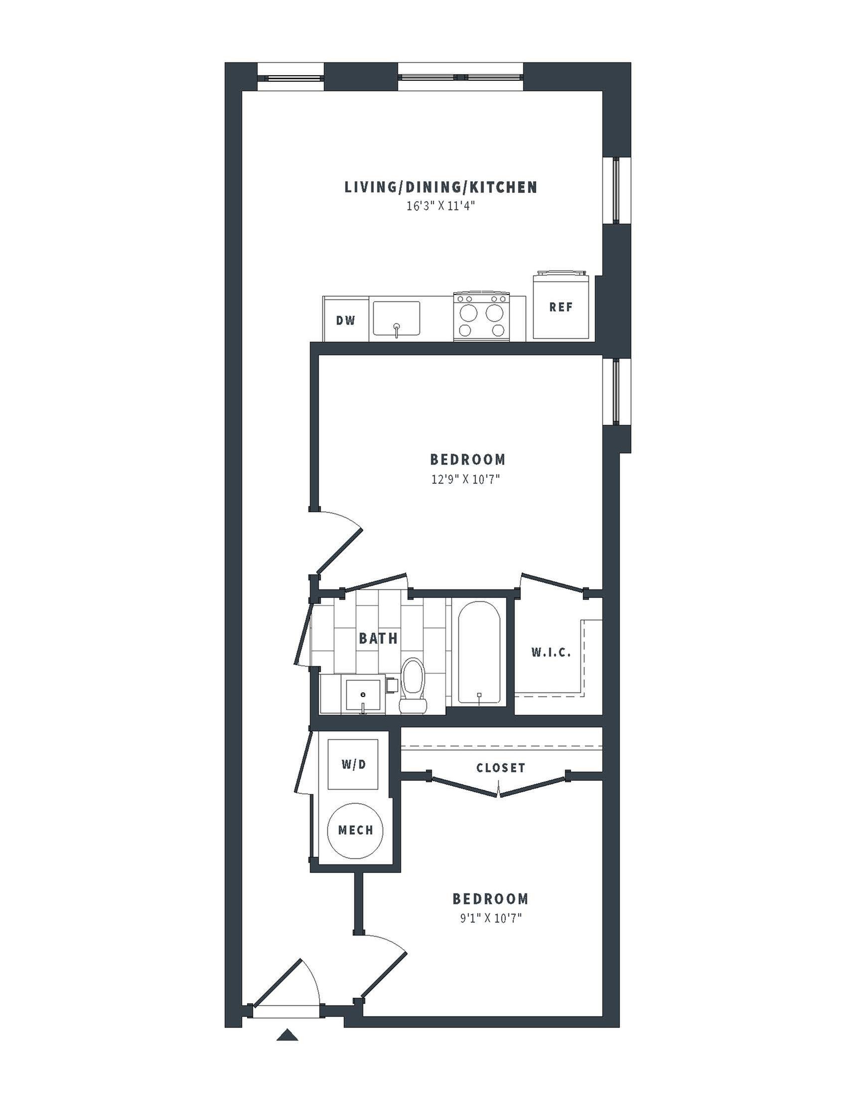 floorplan image of 308