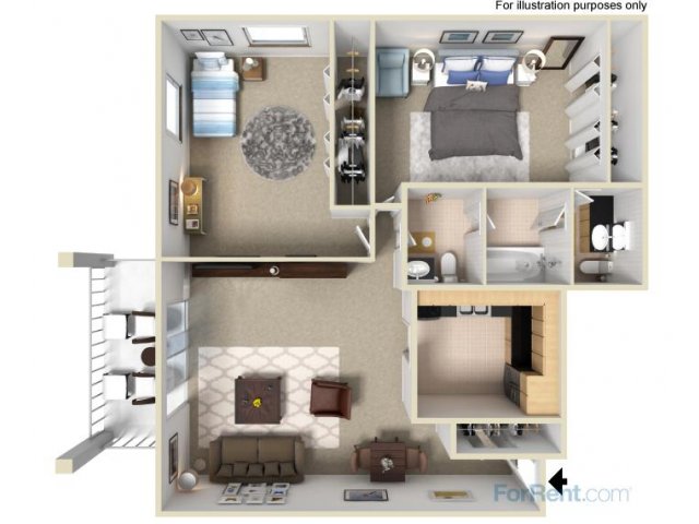 B2 2x1.5 Bedroom<br /> All Inclusive Pricing!