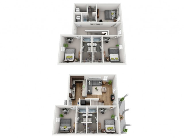 Floor Plans Texas State Student Housing Cottages At San Marcos