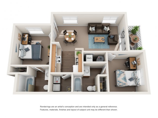 2br 2ba 2 Bed Apartment Latitude 49