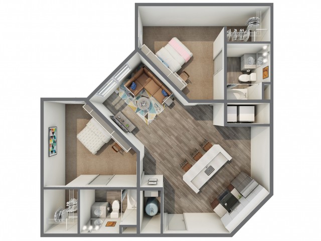 Floor Plans At Rush Student Apartments Unc Charlotte