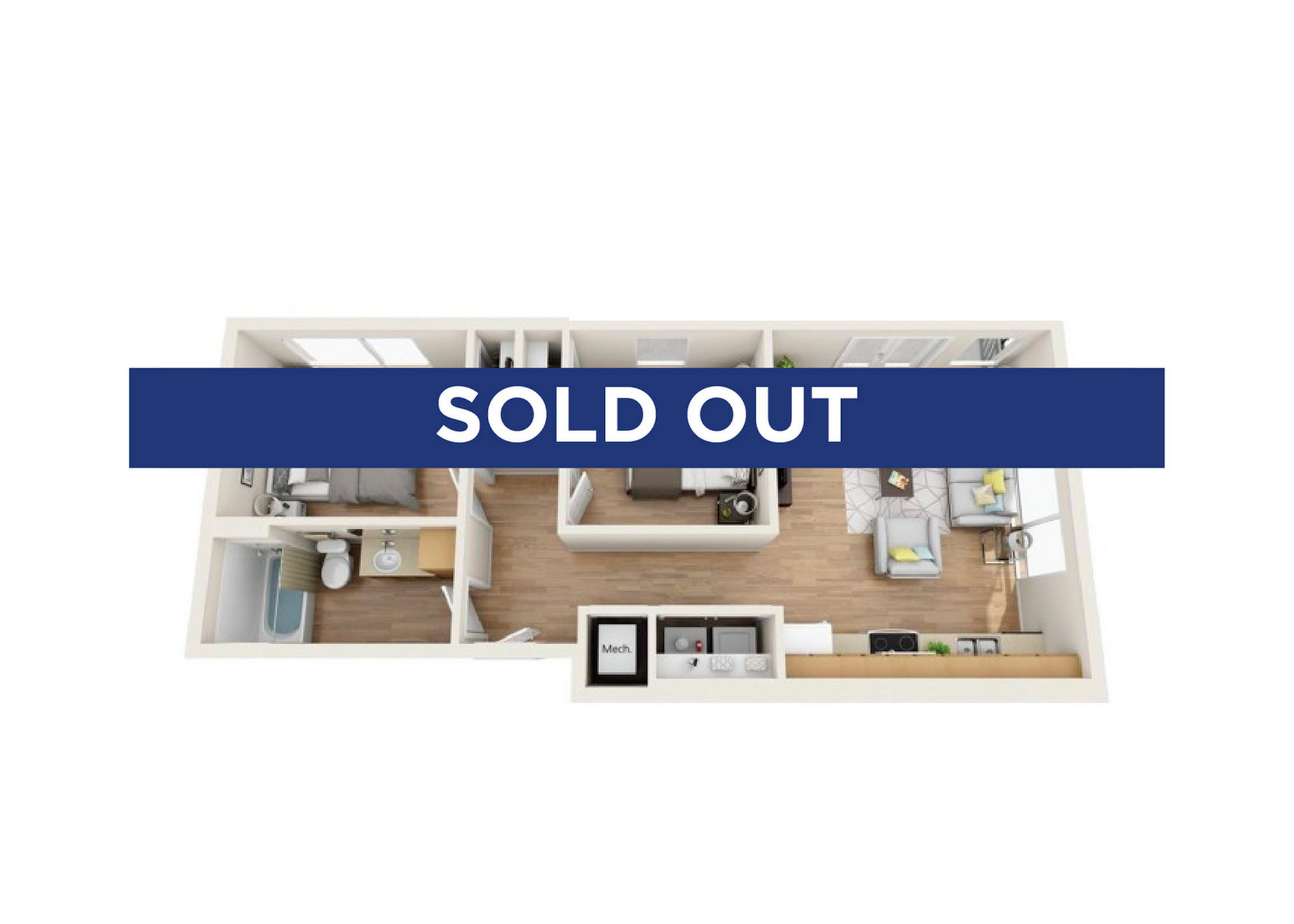 2BR/1BA - D - Sold Out