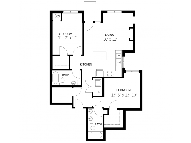 2 Bed Bath Apartment In St Louis Park Mn Siena Homes Medici