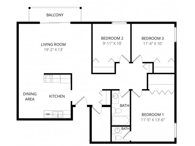 3 Bed / 1.5 Bath Apartment in Edmonton AB | Park Place South ... 3 Bed / 1.5 Bath Apartment in Edmonton AB | Park Place South ...