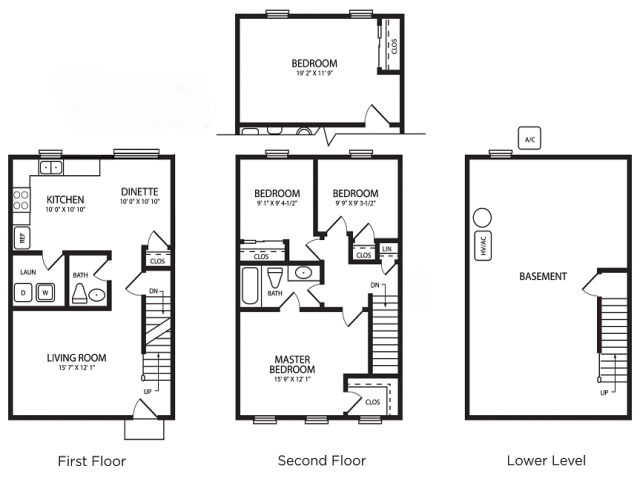 2br 1 5ba Townhome W Basement 2 Bed Greenbriar Estates