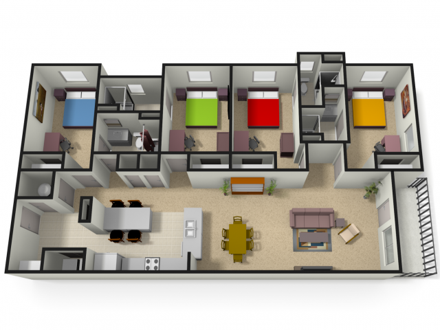 Floor Plans The Lofts WVU Apartments For Students