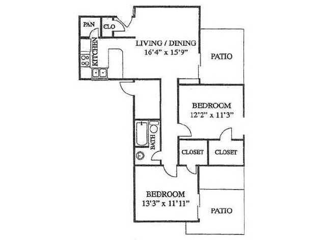 1 - 3 Bed Apartments - Check Availability | Tree Top Apartments