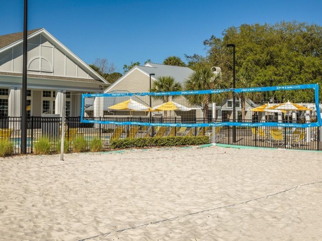 The Glenn-Exterior | Sand Volleyball Court