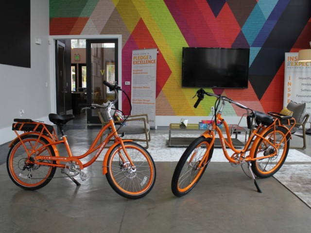 The Venue at North Campus-Interior | Lobby Area | with Bike Rentals