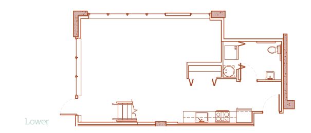 1 Bed 5 Bath Apartment In Seattle Wa Youngstown Flats For The 6 Live Work Loft Floor Plan