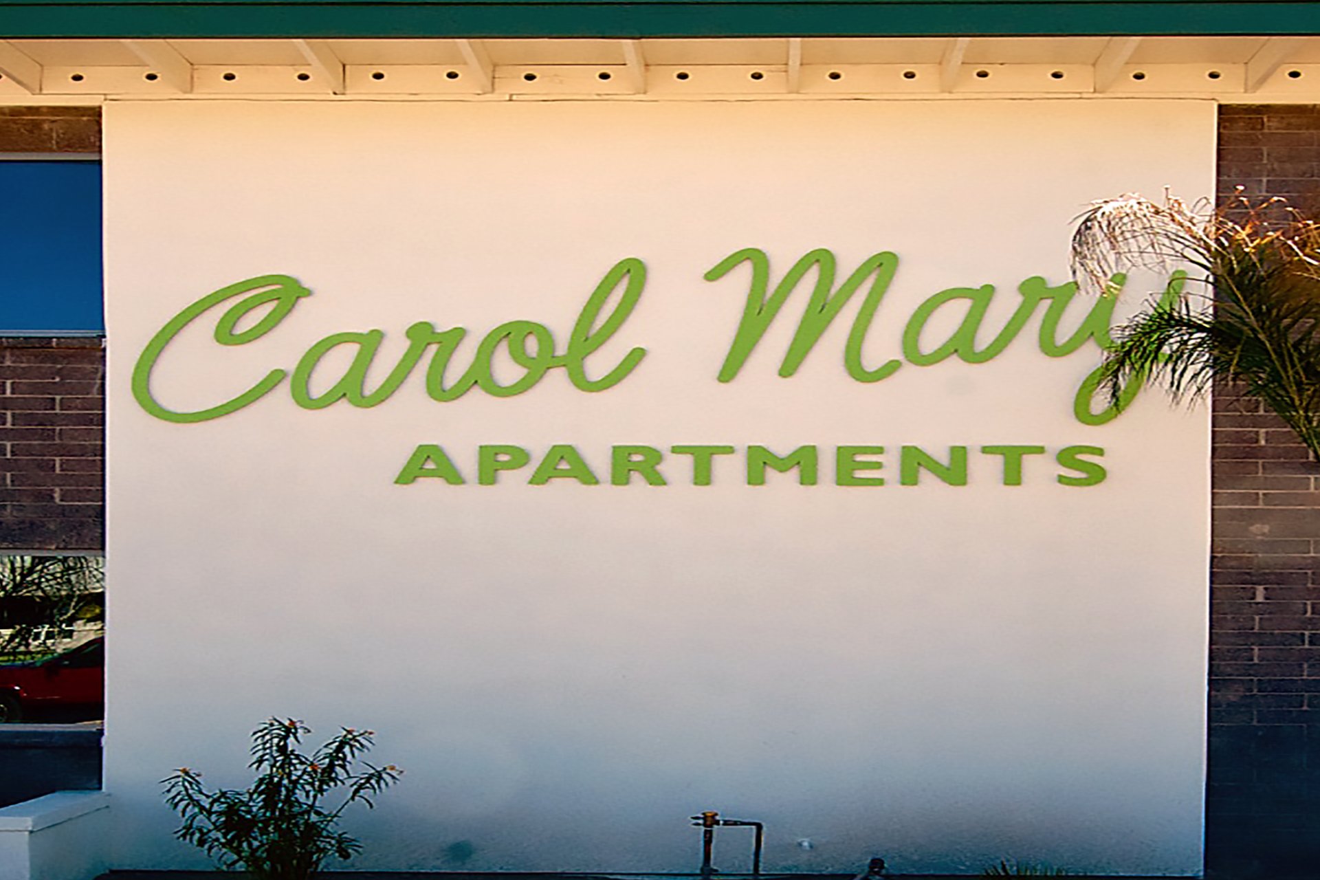 Carol Mary Apartments Phoenix, AZ signage