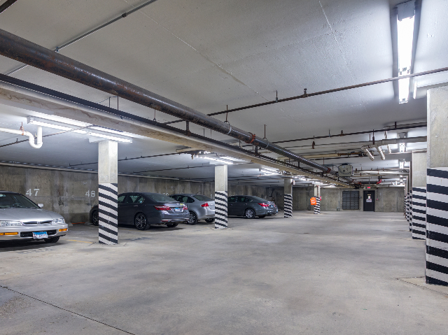 Attached garage parking