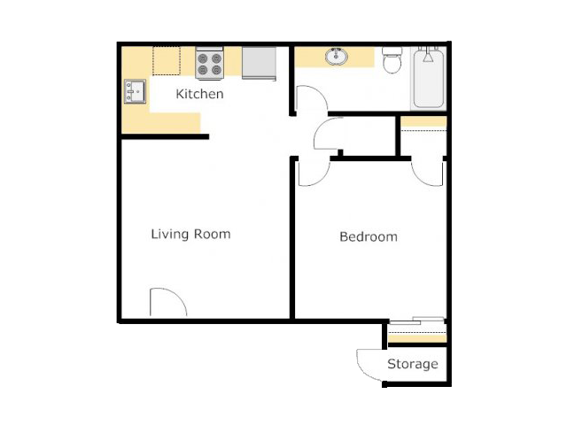 1 Bed Bath Apartment In Escondido Ca Village Grove All Floor Plans1x1