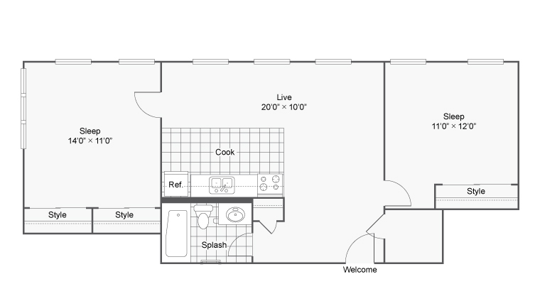 2 Bed 1 Bath Apartment In Denver Co Renew On Stout