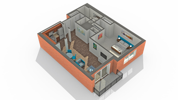 Floor Plan | Apartments Vernon Hills IL | Arrive Town Center