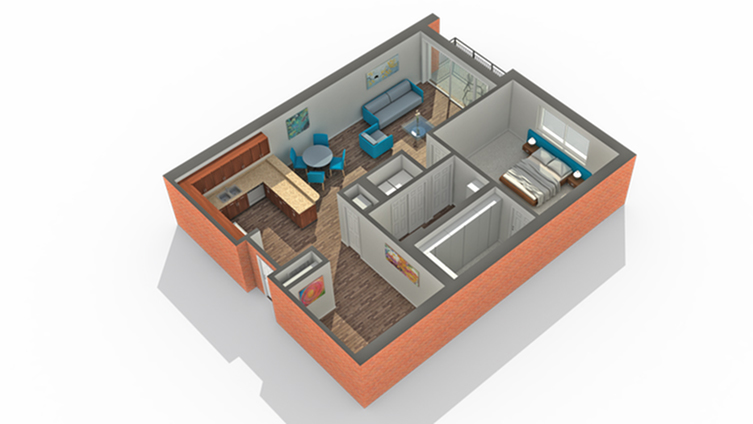 Floor Plan | Apartments Vernon Hills IL | Arrive Town Center