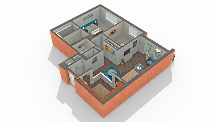 Floor Plan | Apartments Vernon Hills IL | Arrive Town Center