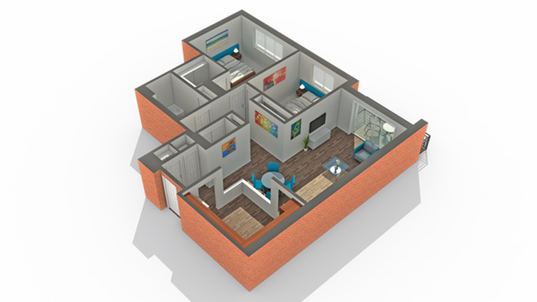 Floor Plan | Apartments Vernon Hills IL | Arrive Town Center