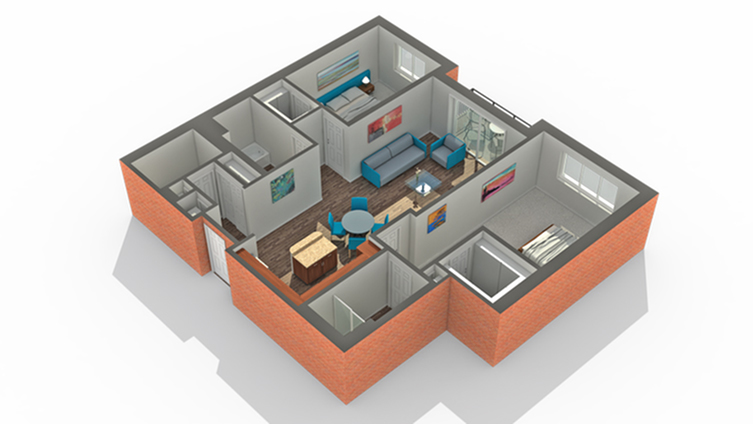 Floor Plan | Apartments Vernon Hills IL | Arrive Town Center
