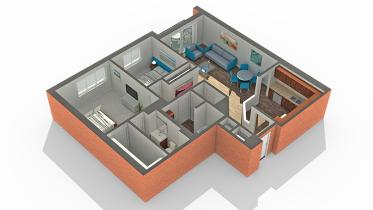 Floor Plan | Apartments Vernon Hills IL | Arrive Town Center