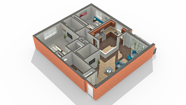 Floor Plan | Apartments Vernon Hills IL | Arrive Town Center
