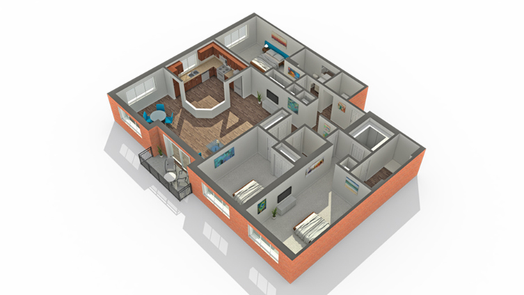 Floor Plan | Apartments Vernon Hills IL | Arrive Town Center