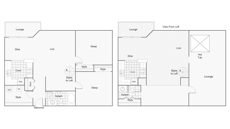 Floor Plan | The Social at Stadium Walk Apartment Homes for Rent in Ft Collins CO 80521