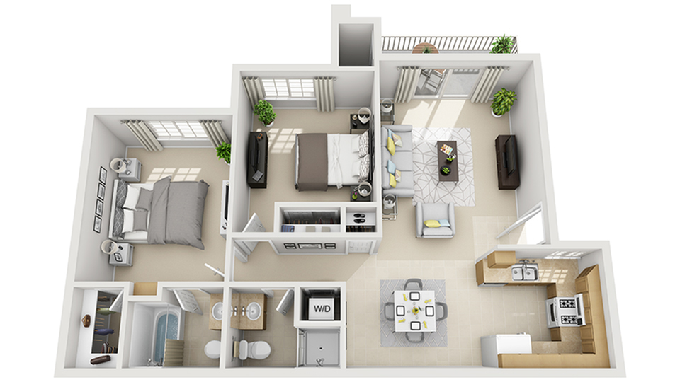 Floor Plan | ReNew Visalia Apartment Homes for Rent in Visalia CA 93292