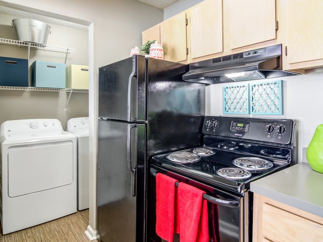 Image of Kitchens with Full Appliance Package for The Hub at Auburn Apartment Homes