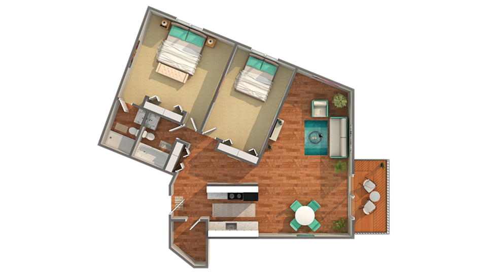 Floor Plan Layout | ReNew at Neill Lake Apartment Homes for Rent in Eden Prairie MN 55344