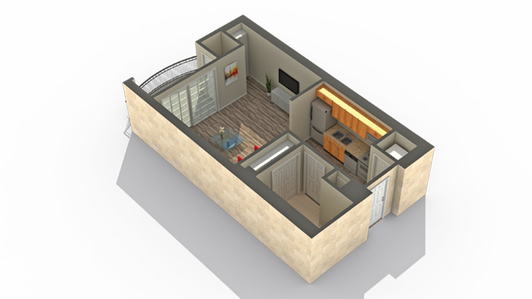Floor Plan | Apartments Near Lombard IL | ReNew Downer\'s Grove