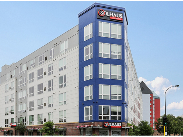 Location of Solhaus Apartments + Tower