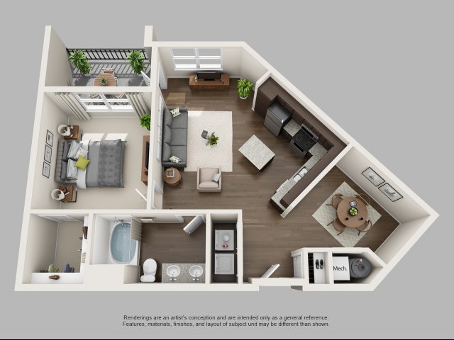 The Dome 1 Bed Apartment Infinity At Centerville Crossing