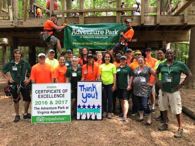 The Adventure Park at Virginia Aquarium
