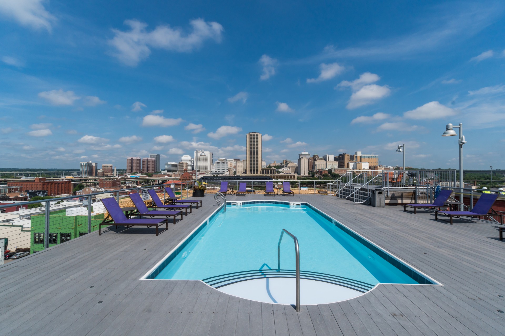 rooftop pool view