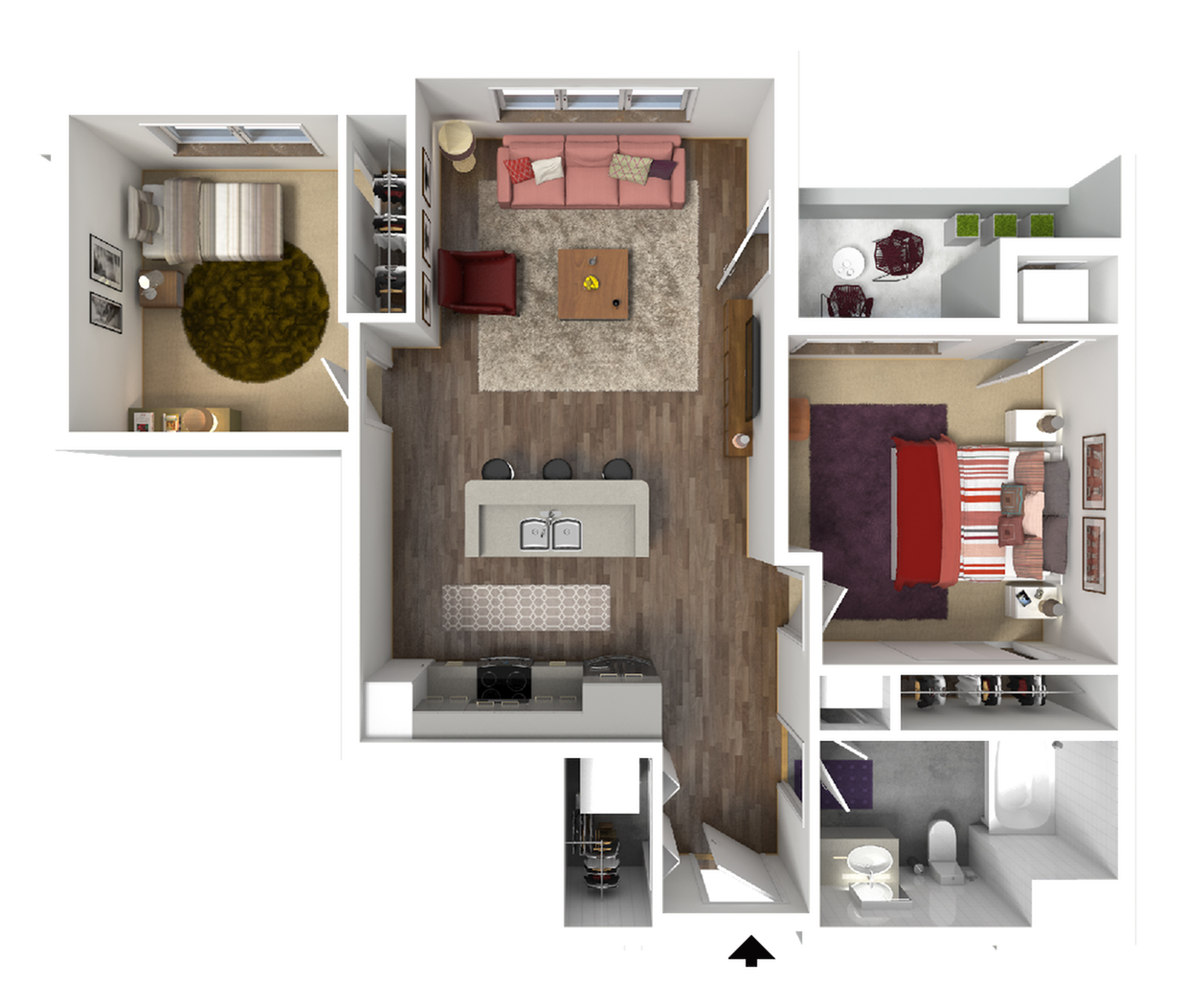 c2 1 bed apartment 22 slate