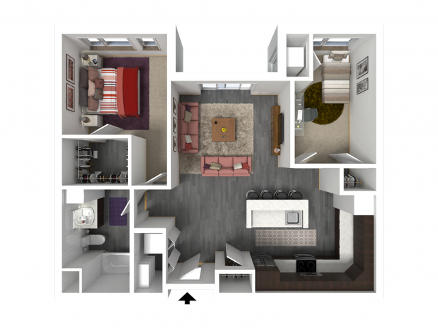 Floor Plan C2 | Forte at 84 South | Apartments in Greenfield, WI