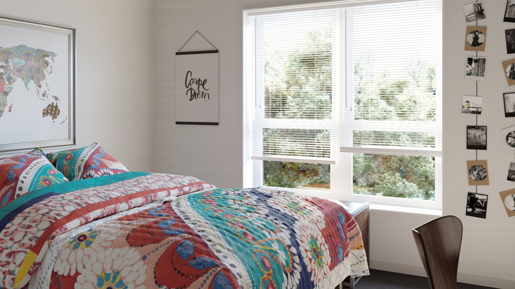 Cozy Bedroom | Indianapolis Apartments | Lux on Capitol